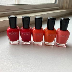 5 ZOYA Nail Polishes - Hannah, Carmen, Rocha, Cam & Wendy